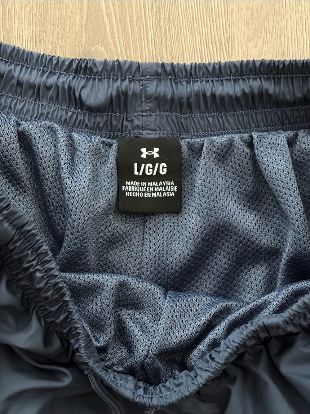 Under Armour Men's Navy Athletic Shorts - Picture 2 of 3